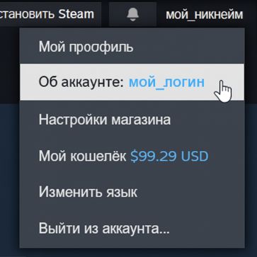 Как найти аккаунт Steam - шаг 2